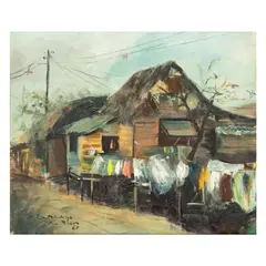 Betsy Westendorp, Casa de Manila, oil on canvas