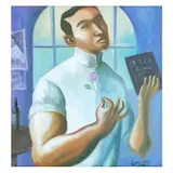 Emmanuel Garibay, Kisig, oil on canvas