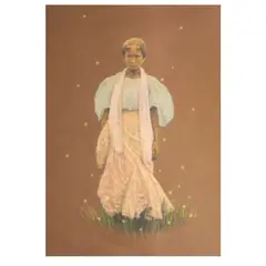 Joven Mansit, Diwata #5, pastel on tea-stained paper