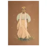 Joven Mansit, Diwata #5, pastel on tea-stained paper