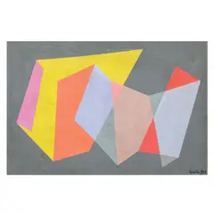 Venancio Igarta, Abstract, oil on canvas