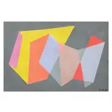 Venancio Igarta, Abstract, oil on canvas