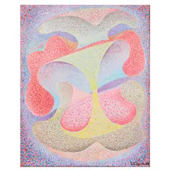 Venancio Igarta, Abstract, oil on canvas