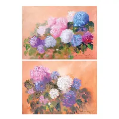 Untitled (Flowers) by Betsy Westendorp, oil on board, sold Dec 2022