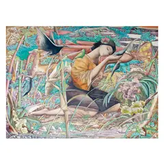Maria Makiling by Tam Austria, oil on canvas, sold Dec 2022