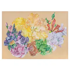 Isabel Diaz, Bouquet of Flowers, oil on canvas