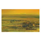 Placid Dusk by Juvenal Sansó Garrit, acrylic on canvas, sold Dec 2022