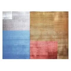 Silver Square by Norberto Carating, acrylic on canvas, sold Dec 2022