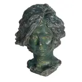 Bust of Barbara Gonzalez by Federico Aguilar Alcuaz, plaster of paris, sold Dec 2022