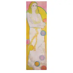 Portrait of Barbara Gonzalez by Isabel Diaz, oil on canvas, sold Dec 2022