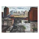 New York by Federico Aguilar Alcuaz, oil on canvas, sold Dec 2022