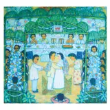 Antonio Austria, Kasalan, oil on canvas