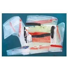 Untitled by Romulo Olazo, oil on canvas, sold Sep 2022