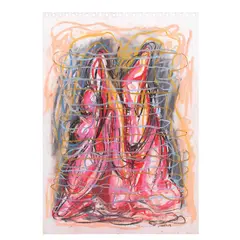 Jigger Cruz, Untitled, pastel on paper