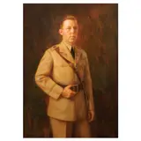 An Officer and a Gentleman (Portrait of Major Daniel Stroder Robertson U.S. Cavalry, Veterinary Corps.) by Fernando Amorsolo, oil on canvas, sold Jun 2022
