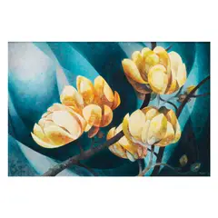 Yellow Kapok by Cesar Legaspi, oil on canvas, sold Mar 2022