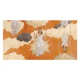 Alfredo Esquillo, Jr., The Clouds, Expecting; The Drama, Unfolding (triptych), oil on canvas