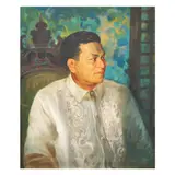 Vicente Manansala, Portrait of Ramon Magsaysay