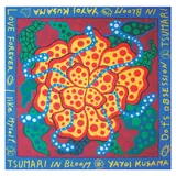 Tsumari in Bloom Wrapping Cloth by Yayoi Kusama, print on polyester<br> produced by Kimono-Brain, published by Echigo-Tsumari Art Field, Tokamachi, Japan, sold Mar 2022