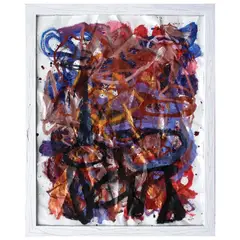Taking Me to Itself by Jigger Cruz, acrylic on handmade paper, sold Dec 2021