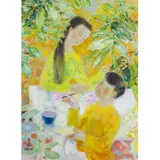 Le Pho, La Lettre, oil on canvas