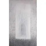 Lao Lianben, In Silence, acrylic, pencil, modeling paste on canvas