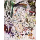 Jayson Oliveria, Baby, oil and digital print on canvas