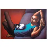 Elmer Borlongan, Alaga, acrylic on canvas