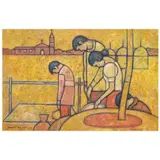Cenon M. Rivera, Adoration, oil on canvas