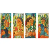 Palaspas by Norma Belleza, oil on wood, sold Sep 2021