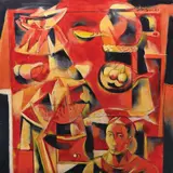 Still Life by Angelito Antonio, oil on canvas, sold Jun 2021
