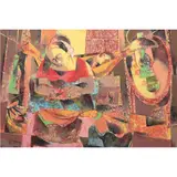 Mother and Child by Angelito Antonio, oil on canvas, sold Jun 2021
