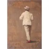 Joven Mansit, Untitled, pastel on tea stain paper