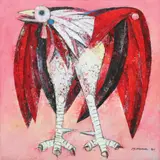 Rooster by Ang Kiukok, oil on canvas, sold Sep 2020