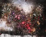 Carlo Angelo Saavedra, Regenerate, mixed media on canvas