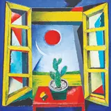 Still Life (Window Series) by Ang Kiukok, oil on canvas, sold Jun 2020