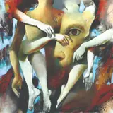 Kumpas by Emmanuel Garibay, oil on canvas, sold Feb 2020