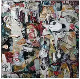 Francesca Enriquez, Orange (Diptych), oil on wood