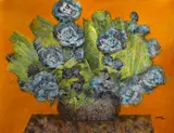 Still Life by Juvenal Sansó Garrit, acrylic on paper, sold Feb 2020