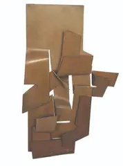 Untitled by Eduardo Castrillo, brass, sold Nov 2019