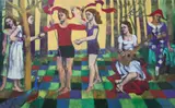 Marcel Antonio, Midsummer Night's Dream, acrylic on canvas