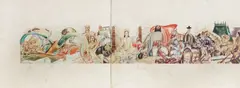 Philippine Saga by Botong Francisco, watercolor on paper, sold Jun 2019