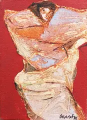 Sabel by Benedicto Cabrera, acrylic on canvas, sold Jun 2019