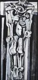 Crucifixion by Ang Kiukok, watercolor on paper, sold Jun 2019