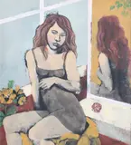 Marcel Antonio, Persephone, acrylic on board
