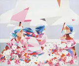 Flowers of May by Oscar Zalameda, oil on canvas, sold Dec 2018