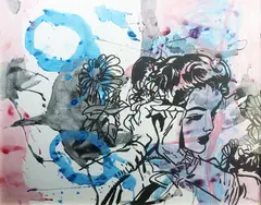 R.M De Leon, Untitled, mixed media