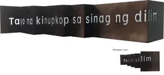 Takipsilim by Mark Justiniani, top coat over brushed stainless steel, sold Sep 2018