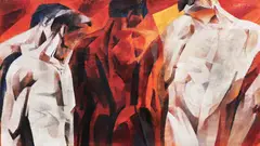 Untitled by Cesar Legaspi, oil on canvas, sold Jun 2018