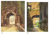 Isidro Ancheta, a.) Intramuros 1 b.) Intramuros 2, oil on canvas